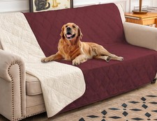 Waterproof Dog Bed Cover Pet Blanket with Anti-Slip Back for
