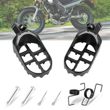 2Pcs Motorcycle Foot Pegs Pedal Pad Footrest Footpegs Dirt Bike Aluminium US NEW