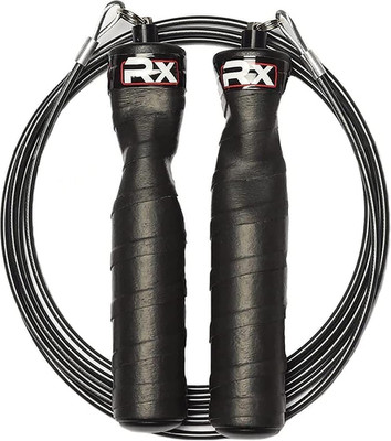 Jump Rope - Black Ops Ergonomic Handles with Trans Black Cable Buff 3.4 | Jump S