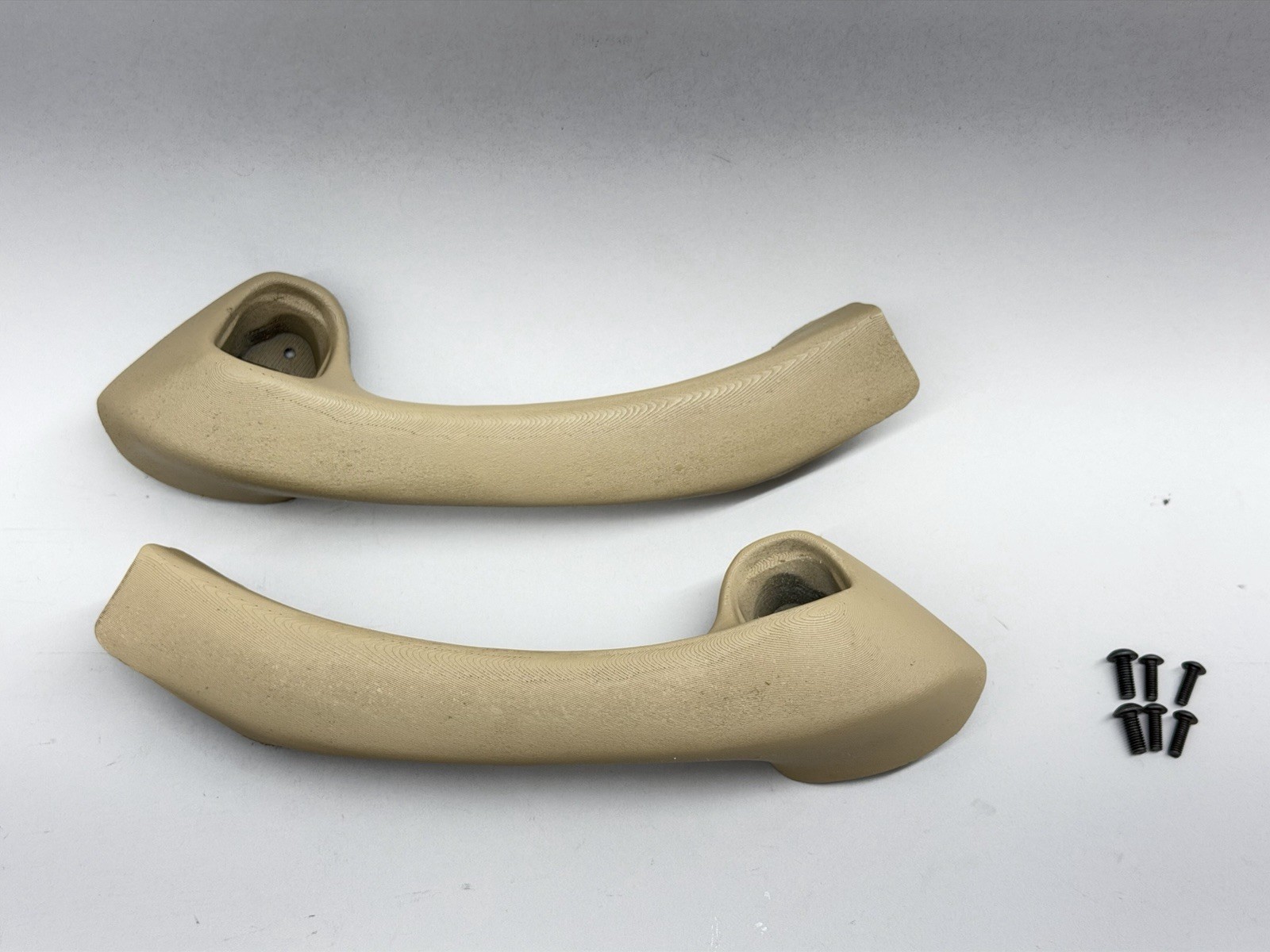 96-02 BMW Z3 Interior Door Pull Handle PAIR LEFT AND RIGHT TAN SET New