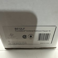 Delta Foundations Centerset Bathroom Sink Faucet Chrome