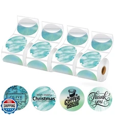 Wonlabel 2x2 Round Thermal Labels, Compatible with T50M Pro/M110/