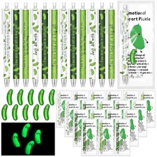 36 Set Christmas Emotional Support Pickle Gifts, Include Ballpoint Pens, Mini...