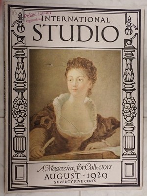 International Studio Magazine For Collectors ~ August 1929