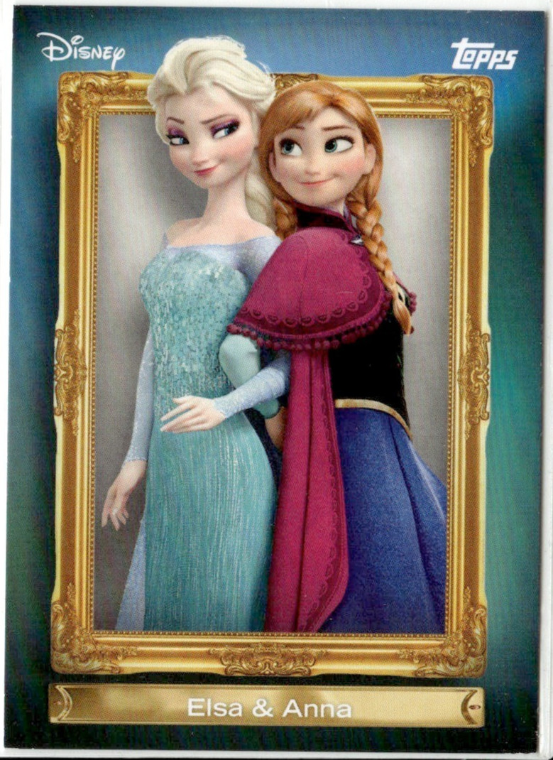 2026 Topps Disney Neon Family First Insert - Elsa & Anna #FF-26