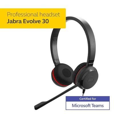 Neu Jabra Evolve 30   Kopfhörer mit Klinkenstecker, Komfort & klarer Klang