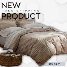 NEW Company Store Classic Cool Yarn-Dyed Cotton Percale Bed Sheet Set; TwinXL