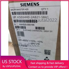 New Siemens 6SE6 440-2AB21-5BA1 6SE6440-2AB21-5BA1 MICROMASTER440 without filter