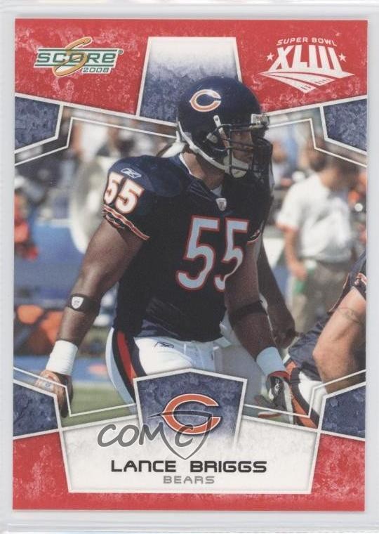 2008 Score Factory Set Red Lance Briggs #57 1u6