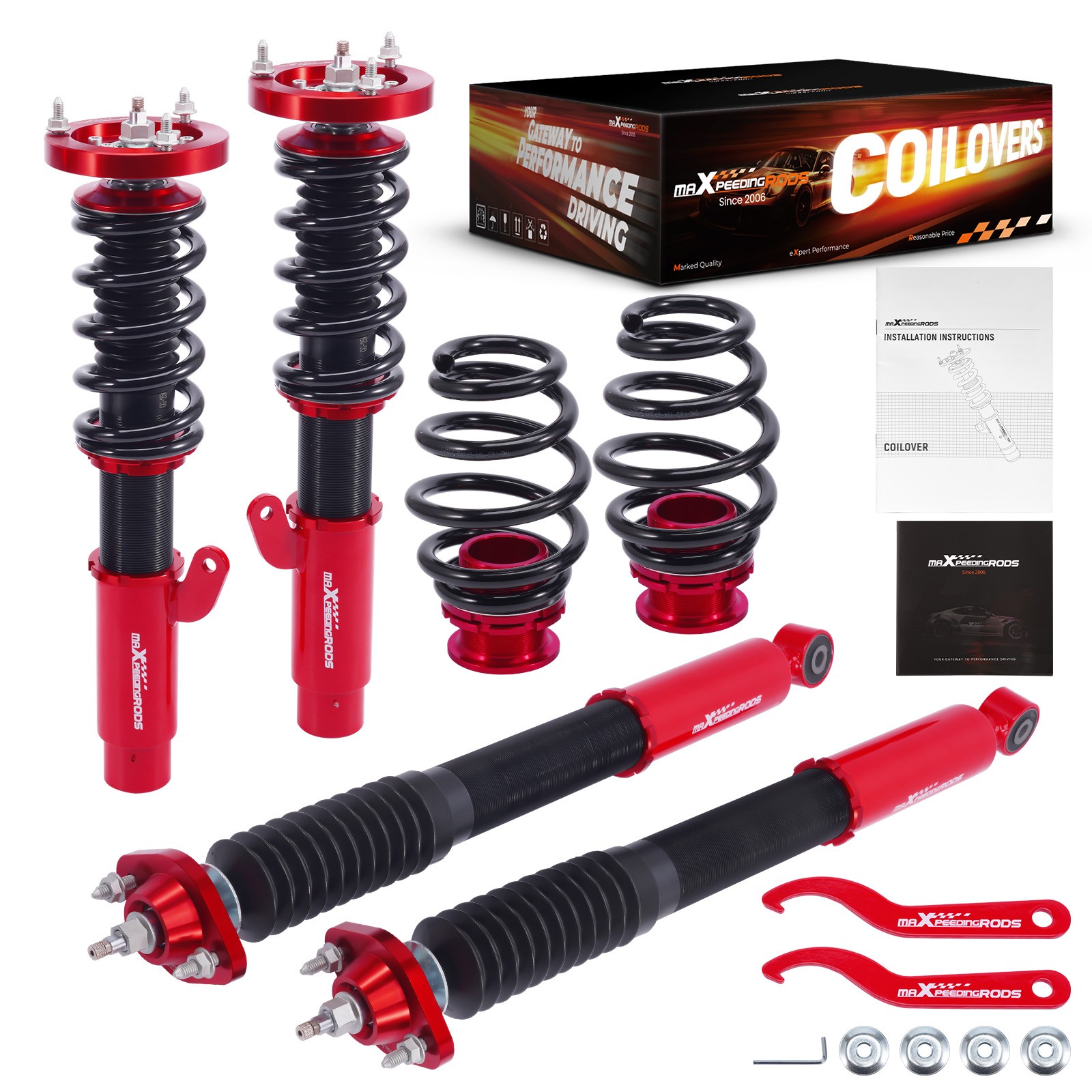 Adjustable Coilovers Kit for BMW E46 Saloon Touring 1998-2005 316 318 323 325