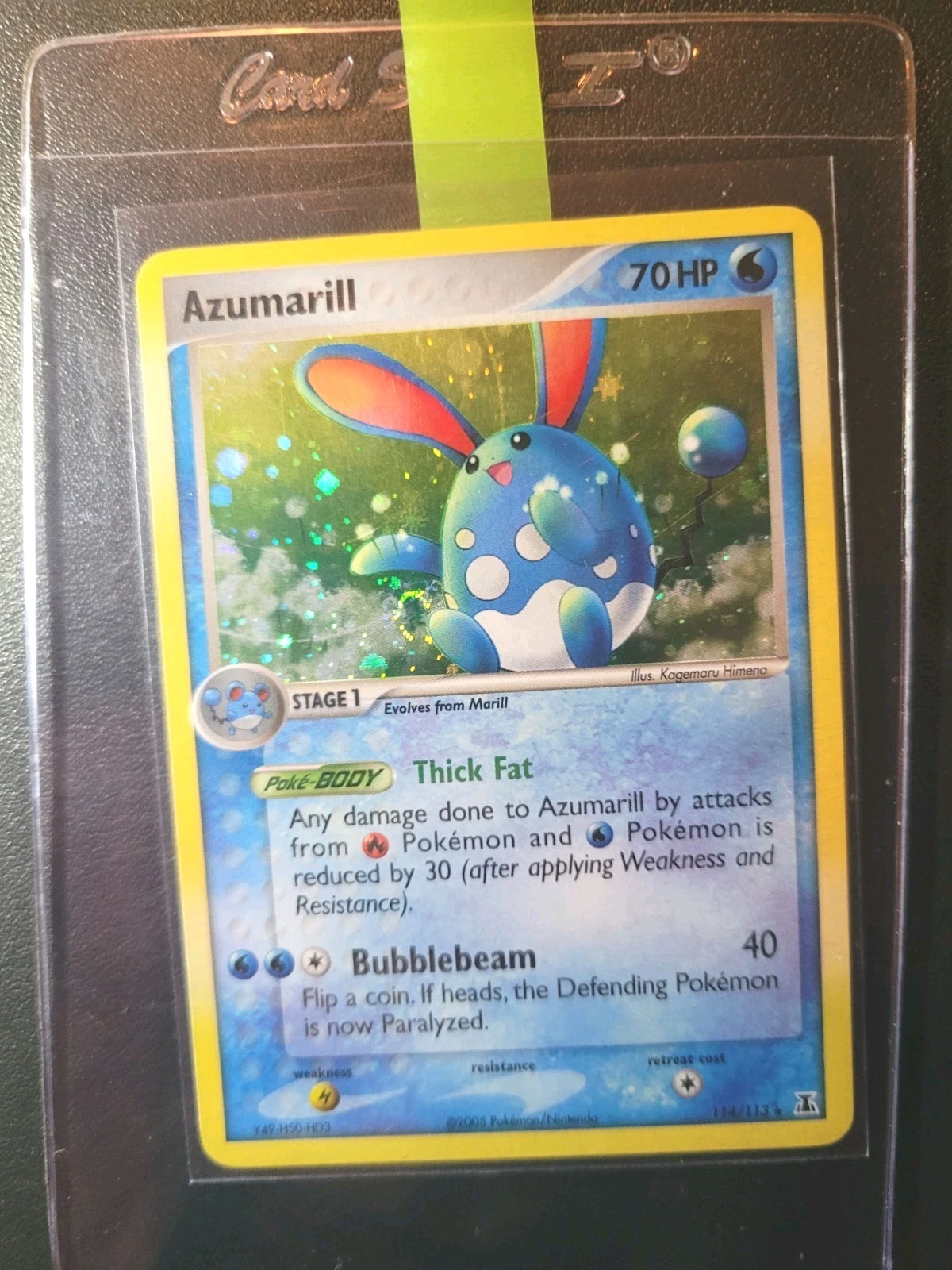 Pokémon TCG Azumarill 114/113 Secret Holo Rare - EX Delta Species - NM-