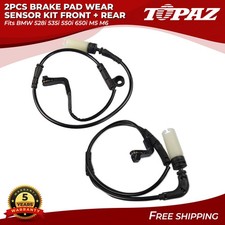 2PCS Brake Pad Wear Sensor Kit Front + Rear For BMW 528i 535i 550i 650i M5 M6