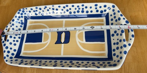 Duke Blue Devils T Cabells Too 16,5" Keramikplatte/Tablett von Magnolia Lane - Neu - Bild 5 von 6