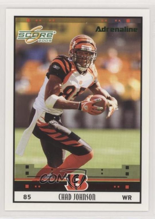 2005 Score Adrenaline 242/399 Chad Johnson #56 0q3