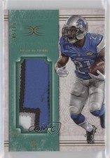 2015 Topps Definitive Collection Green 5/15 Ameer Abdullah Jumbo Patch 1i7