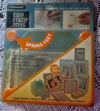 FISKARS Easy Stamp Press 9" x 11" Perfect Stamping Cardmaking Scrapbooking New