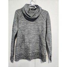 L.L.Bean Gray Cowl Neck Pullover Sweatshirt Women's Small