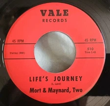 Mort And Maynard Two Obscure Kansas Hick Hillbilly Country Vale Records Vinyl 45