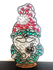 XL Czech Christmas Troll Original Rhinestone Decoration - FREE SHIPPING