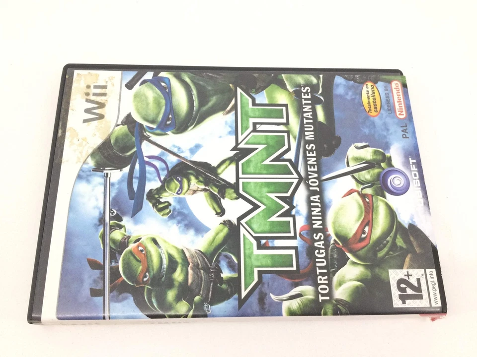 TMNT TORTUGAS NINJA JOVENES MUTANTES DE UBISOFT PARA NINTENDO Wii EN BUEN ESTADO, foto 3 de 5