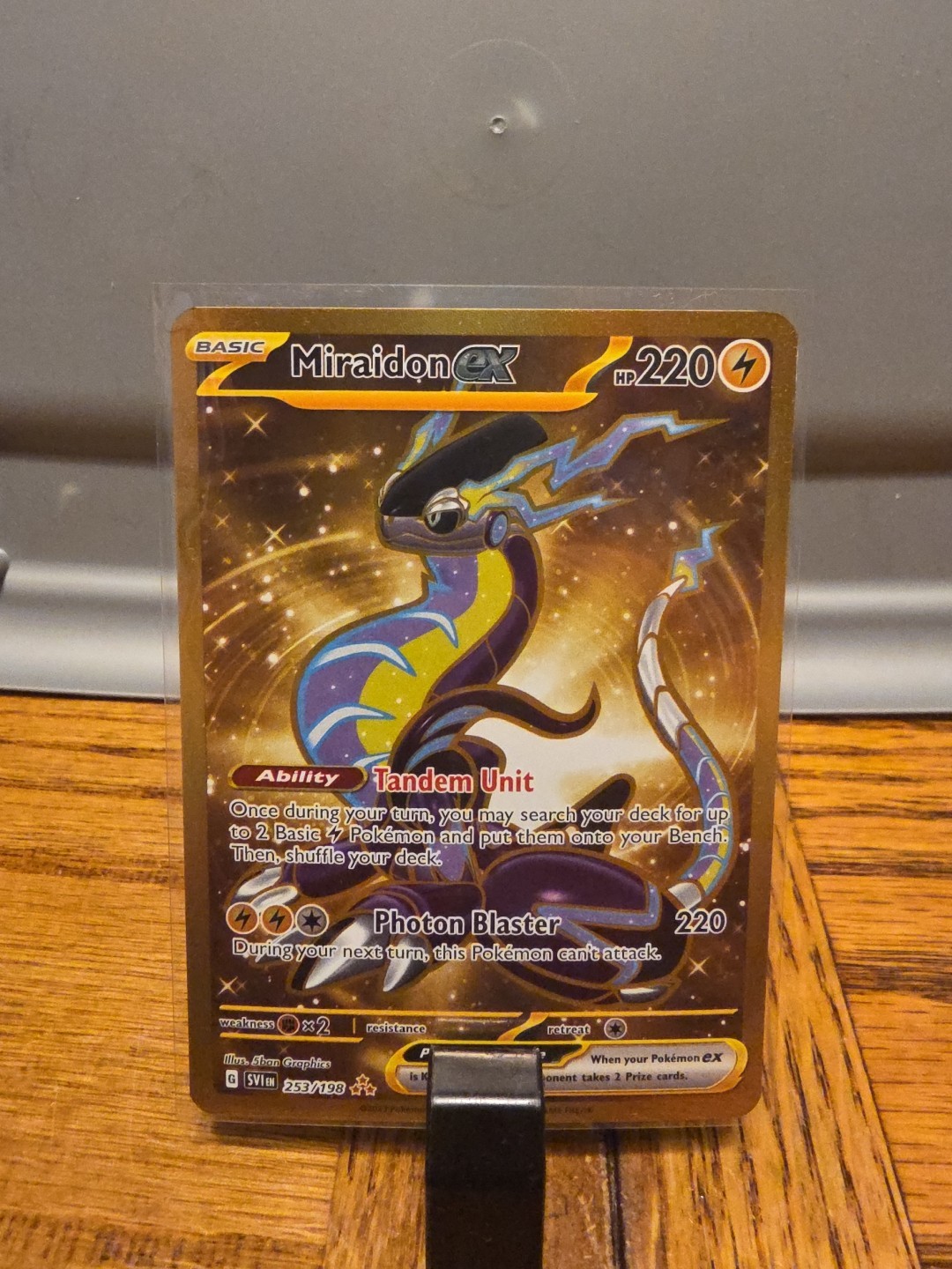 253/198 pokemon card Miraidon Ex 253/198, Toys & Collectibles, Trading Cards, Raw Singles on Carousell Placeholder Image Provided Miraidon ex (Secret Rare) -