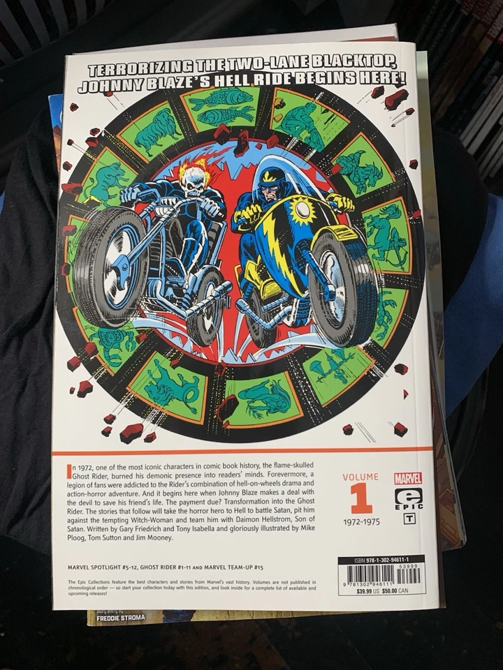 GHOST RIDER EPIC COLLECTION VOL 1 HELL ON WHEELS TPB Marvel Comics 2022 HTF OOP  - Image 2 of 4