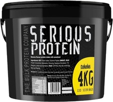 Serious Whey Protein Powder & Casein Blend 4kg Lean Muscle Complex Amazing Value 11.25 per kilo
