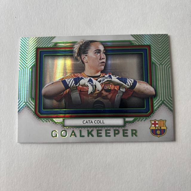 Futera Barcelona Cata Coll GoalKeeper Numbered 1 /5 Bookend