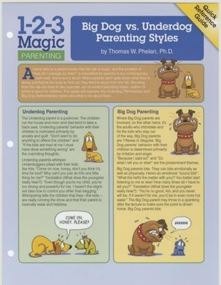Big Dog vs. Underdog Parenting Styles by Thomas Phelan (2015, ph)