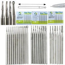 Wave Dental Carbide Surgical Burs For Straight Handpiece Round HP 8 557 44.5mm