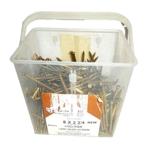 GRK Fasteners Trim Head Screws 8 x 2-3/4 -  Lot Of 334 Screws