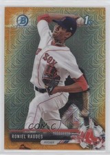 2017 Bowman Chrome Prospects Mega Box Orange Refractor 22/25 Roniel Raudes 4al
