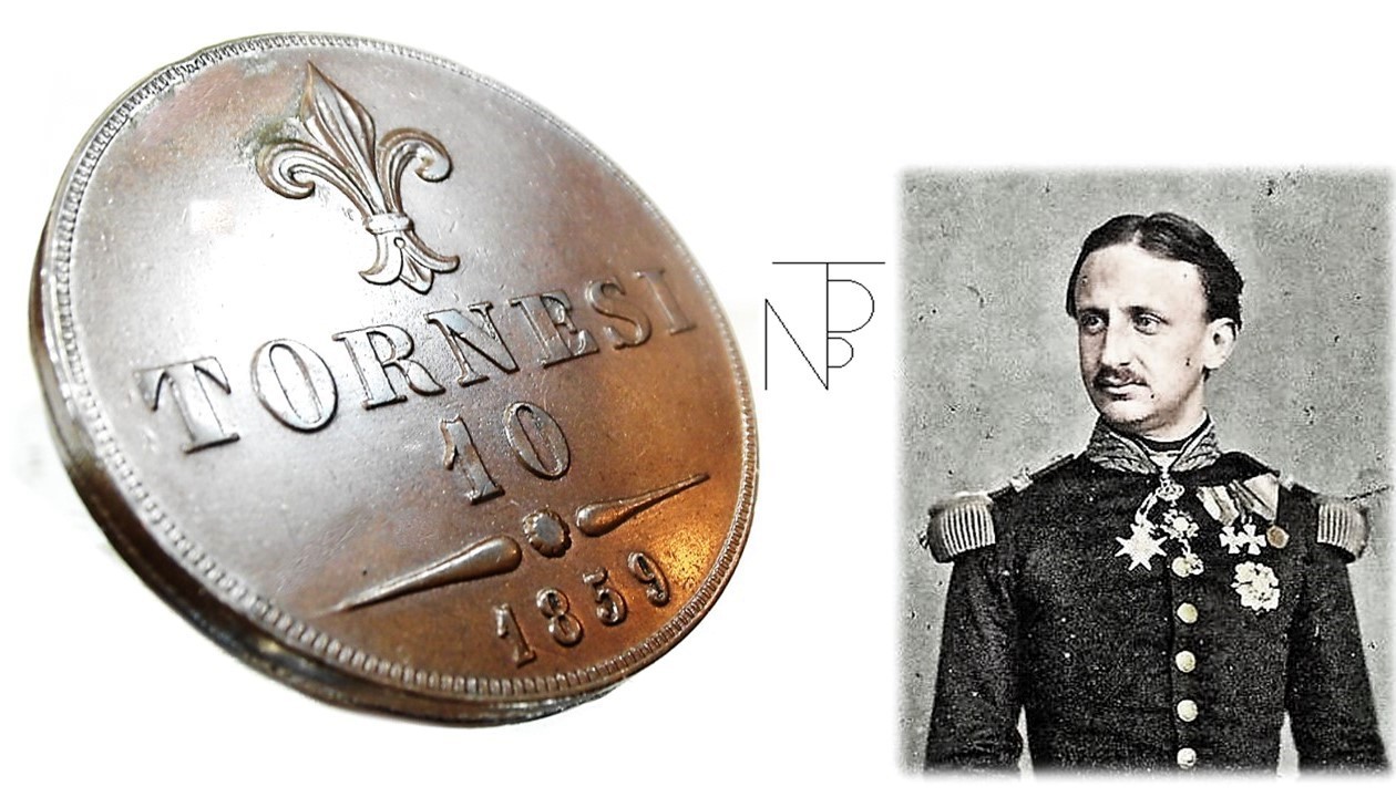 Naples - Two Sicilies (Francis II of Bourbon) 10 Tornesi 1859