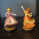 Nintendo Super Mario Princess Peach & Daisy Painted Plastic Figures Set 2-Pack
