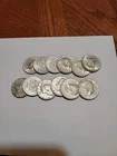 Silver Half Dollar Lot. 12 Silver 1964 Kennedy Half Dollars