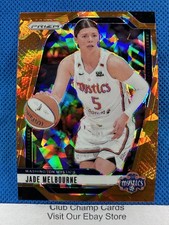 2024 #68 Jade Melbourne Panini Prizm WNBA Orange Ice Prizm Mystics