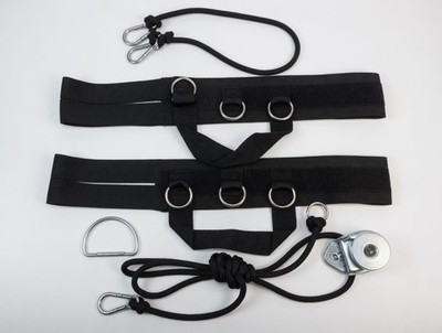 Total Gym XLS Leg Pulley Kit Complete Attachment Set Straps Pulley Rings