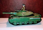 GI Joe MOBAT Tank w Steeler Figure 1982 Vintage ARAH Fully Functional Hasbro
