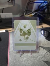 2025-26 Credentials Hockey 1/1 Yellow Printing Plate Evgeni Malkin 66 Penguins