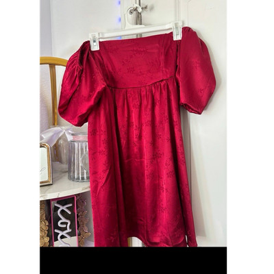 inspired hearts satin dress Inspired Hearts | Dresses | Nwt Inspired Hearts Lipstick Print Slip Dress Size L