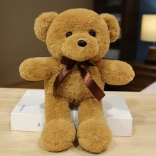 30cm Colorful Bear Plush Doll Soft Stuffed Teddy Birthday Gift - Free Ship
