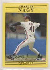 1991 Fleer Update Box Set Charles Nagy #U-20 te2