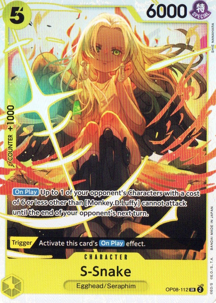 S-Snake SR Two Legends OP08-112 NM