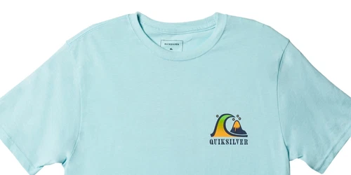 Quiksilver Men's River Bend Graphic Tee Blue Size Large - Picture 2 of 3