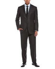 Canali 2Pc Wool Suit Men's Grey 50