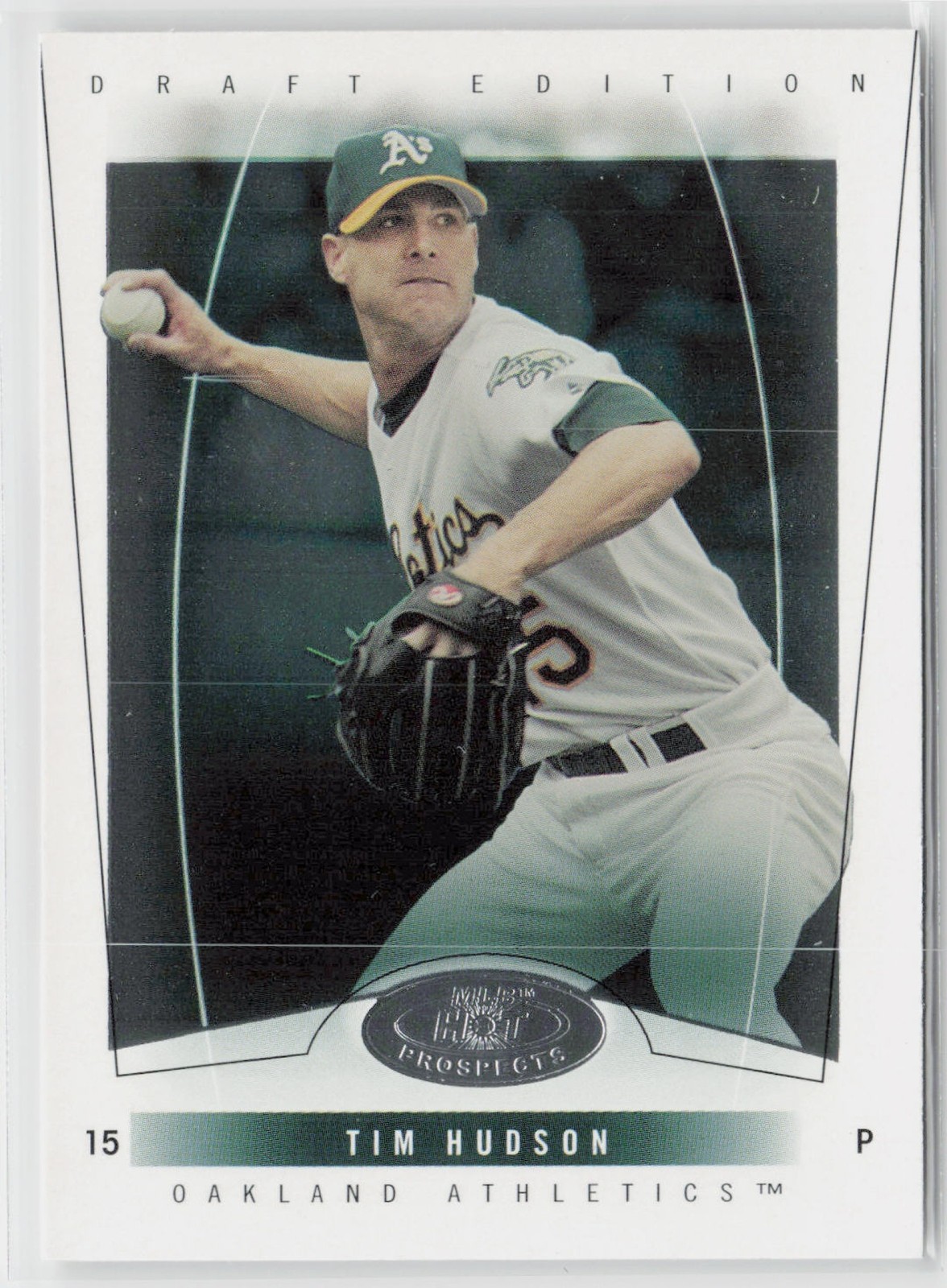 Tim Hudson 2004 Fleer Hot Prospects Draft Edition Foil #33 Oakland Athletics