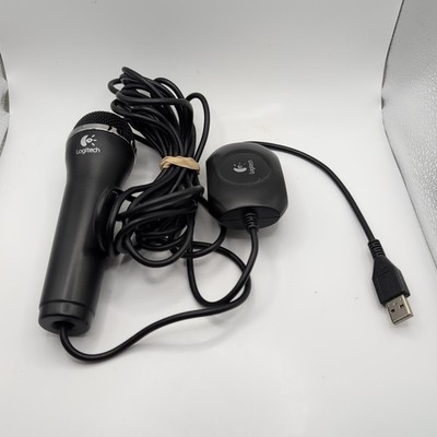 Logitech Black USB Microphone MIC A-0060A Xbox 360, PS3, Wii and PC