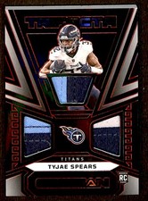 2023 Obsidian Rookie Trifecta Red 5/8 Tyjae Spears GS1