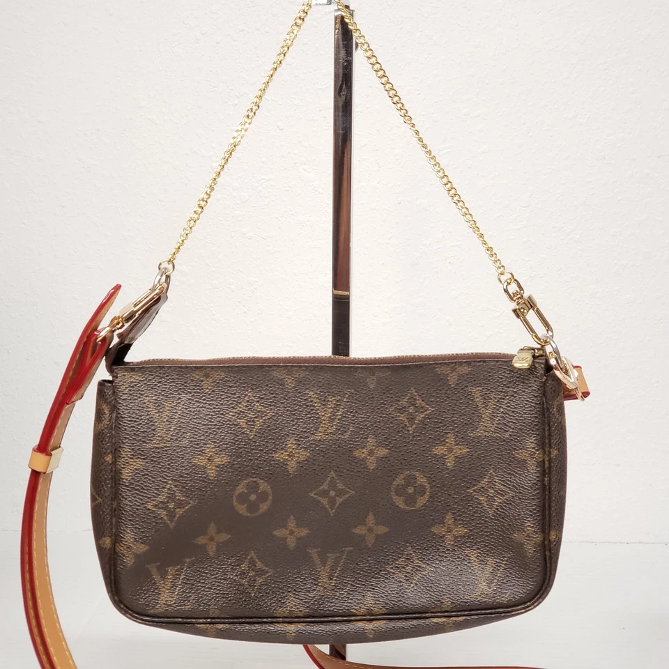 路易威登配件袋Pochette棕色单肩包lux240-100525 — 第 3/4 张图片