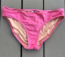 NWT J CREW Bubble Gum Pink Bikini Bottoms M NEW